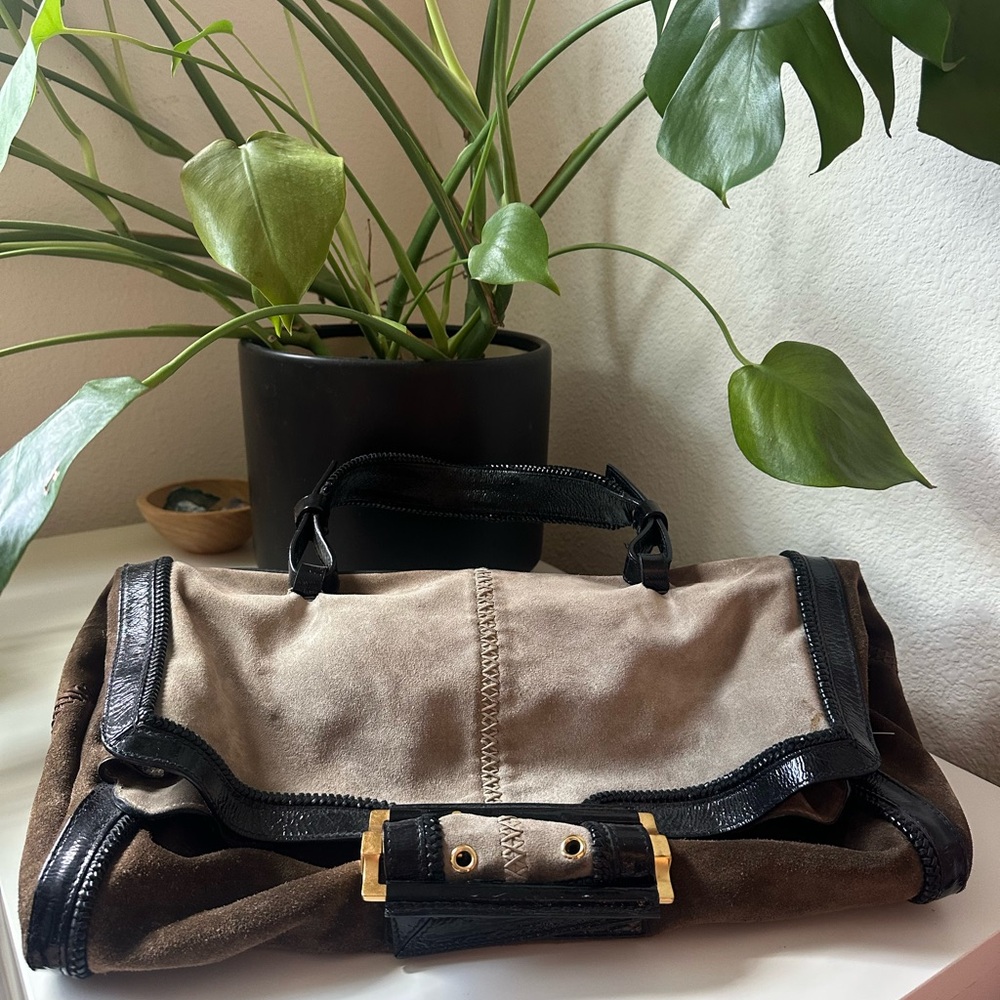 Givenchy Tan and Black Designer Bag